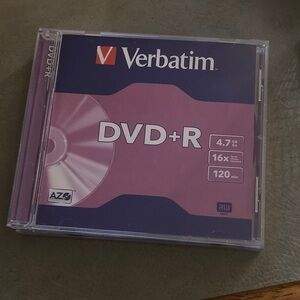 💎 Verbatim Purple DVD+R 4.7GB 16x 120min